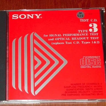 Test C.D. Type 3 for Signal Performance Test and Optical Readout Test by Various Artists - album cover