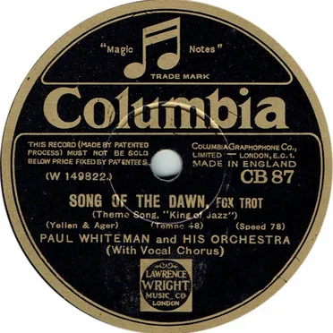 Song of the Dawn / I Like to Do Things for You