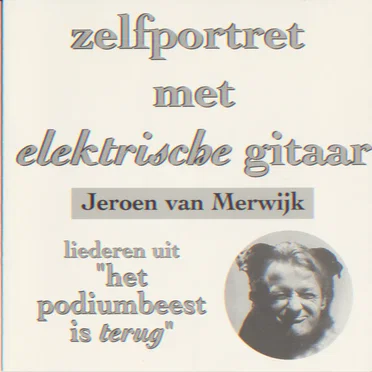 Zelfportret met elektrische gitaar