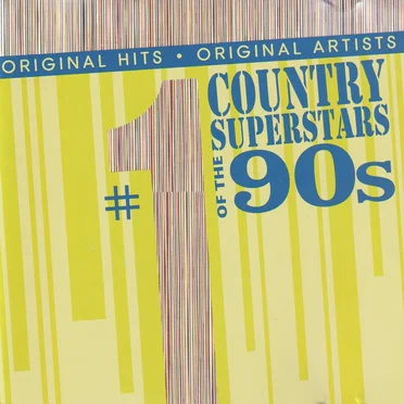 #1 Country Superstars Of The 90s by Various Artists - album cover