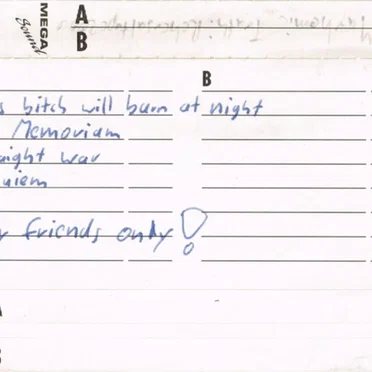 Rehearsal Tape 2000