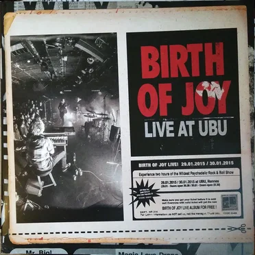 Live at Ubu by Birth of Joy - album cover