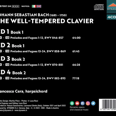 The Well-Tempered Clavier, BWV 846-893