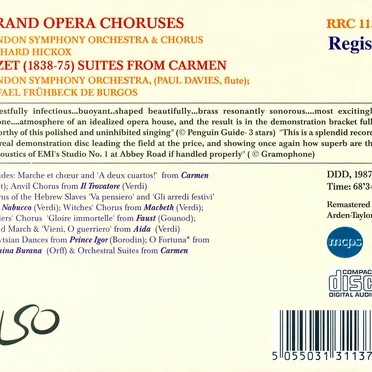 Grand Opera Choruses & Carmen Suite by Various Artists - album cover