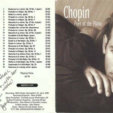 Chopin: Poet of the Piano