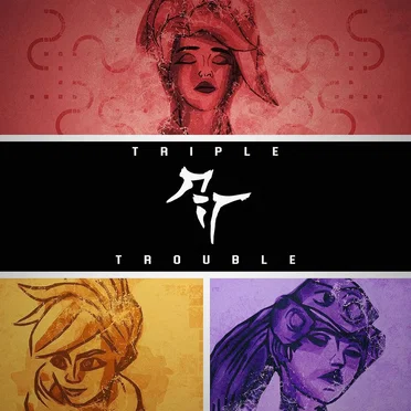 Triple Trouble by Scraton - album cover