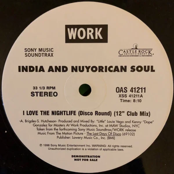 I Love the Nightlife (Disco Round)