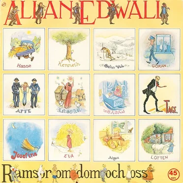 Ramsor om Dom och Oss by Allan Edwall - album cover