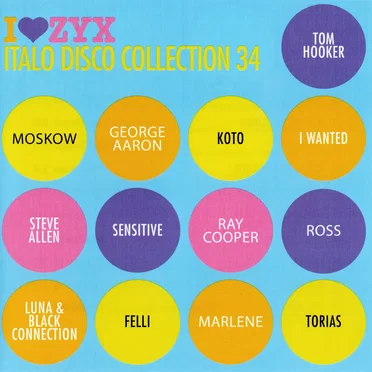 I♥ZYX: Italo Disco Collection 34 by Various Artists - album cover