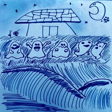 A Hundred Ghosts by The Dirty City Brothers - album cover