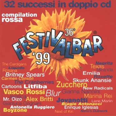 36º Festivalbar '99: Compilation rossa by Various Artists - album cover