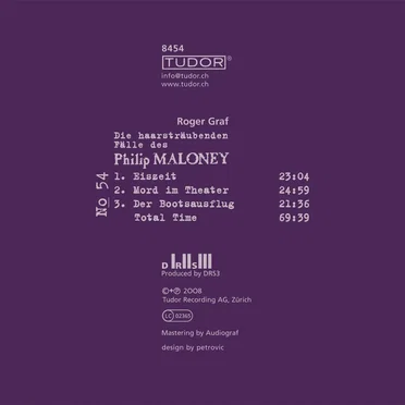 Die haarsträubenden Fälle des Philip Maloney, N° 54 by Roger Graf - album cover