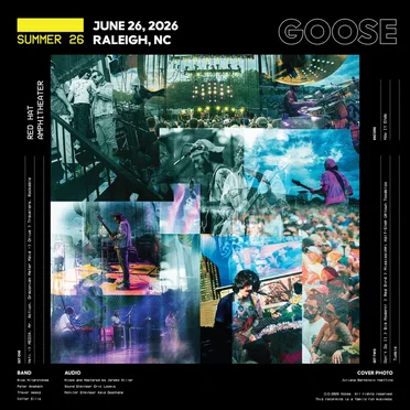 2026-06-26: Red Hat Amphitheater, Raleigh, NC by Goose - album cover