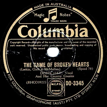 The Game of Broken Hearts / I'll Never Slip Around Again