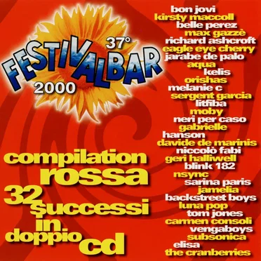 37º Festivalbar 2000: Compilation rossa by Various Artists - album cover