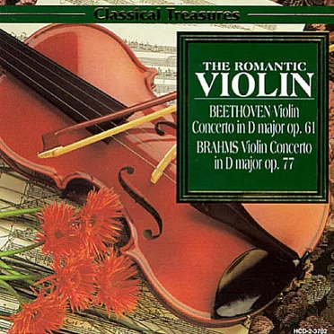 Classical Treasures: The Romantic Violin by Various Artists - album cover