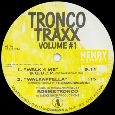 Tronco Traxx, Volume #1 by Tronco Traxx - album cover