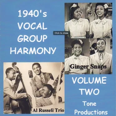 1940's Vocal Group Harmony - Volume Two by Various Artists - album cover