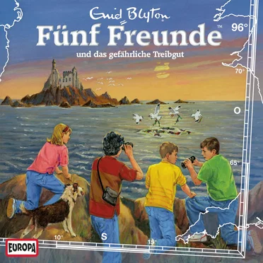 Fünf Freunde, Episode 96: und das gefährliche Treibgut by Enid Blyton - album cover