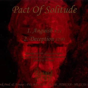 Pain and Passion by Pact Of Solitude - album cover