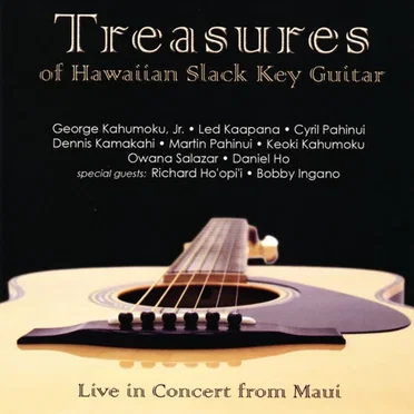 Treasures of Hawaiian Slack Key Guitar by Various Artists - album cover