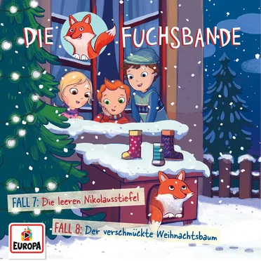 Die Fuchsbande, Folge 4: Fall 7: Die leeren Nikolausstiefel / Fall 8: Der verschmückte Weihnachtsbaum by Die Fuchsbande - album cover