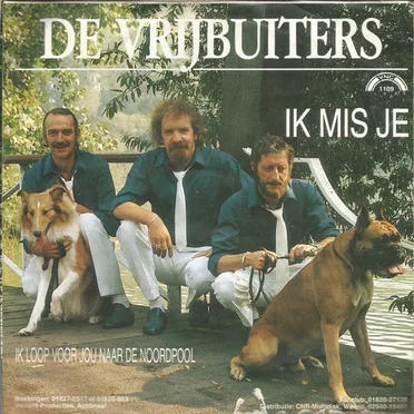 Ik mis je by De Vrijbuiters - album cover
