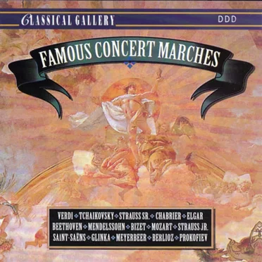 Famous Concert Marches by Various Artists - album cover