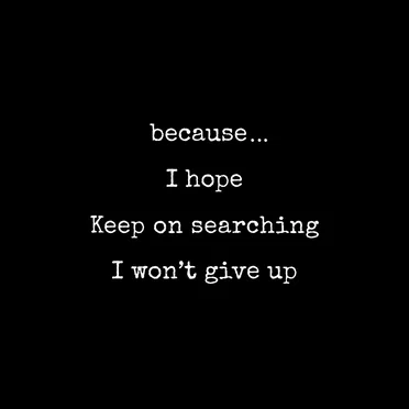 because…