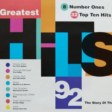 Greatest Hits 92 by Various Artists - album cover