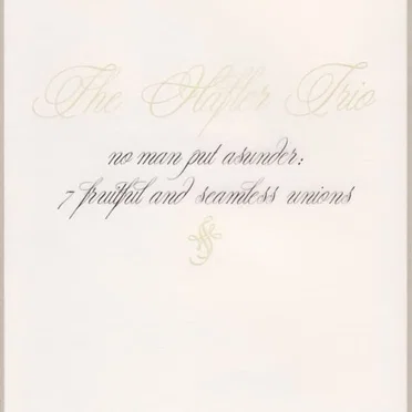 No Man Put Asunder: 7 Fruitful and Seamless Unions