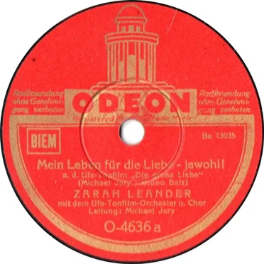 Mein Leben für die Liebe – jawohl! / Ich weiß, es wird einmal ein Wunder gescheh’n