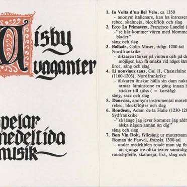 Spelar medeltida musik