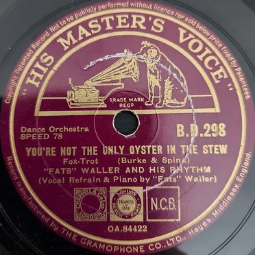 You're Not the Only Oyster in the Stew / Sweet Sue