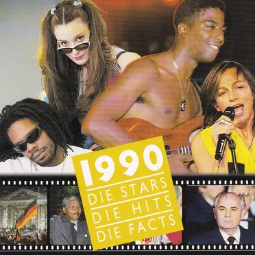 1990: Die Stars — die Hits — die Facts by Various Artists - album cover