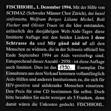 1. Dezember 1994 by Fischhohl - album cover