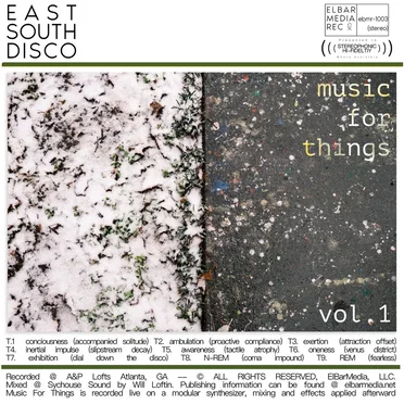Music For Things, Vol.1 by East South Disco - album cover