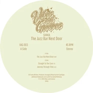 The Jazz Bar Next Door by Shaka - album cover