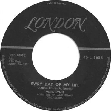 Ev'ry Day of My Life / Come Back to Me