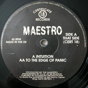 Intuition / To the Edge of Panic by Maestro - album cover