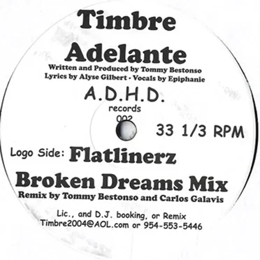 Adelante by Timbre - album cover