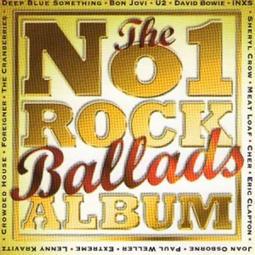 The No.1 Rock Ballads Album by Various Artists - album cover