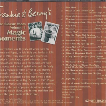 Frankie & Benny's The Classic Years, Volume 4 by Various Artists - album cover