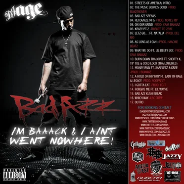 I'm Baaack and I Ain't Went Nowhere by Bad Azz - album cover