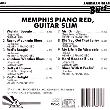 American Black Blues by Memphis Piano Red - album cover