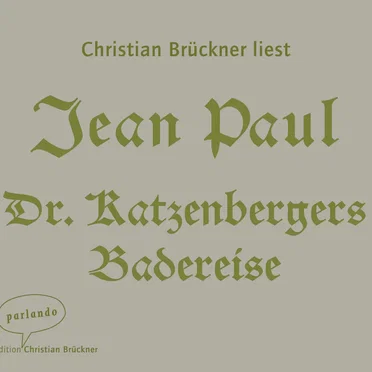 Dr. Katzenbergers Badereise by Jean Paul - album cover