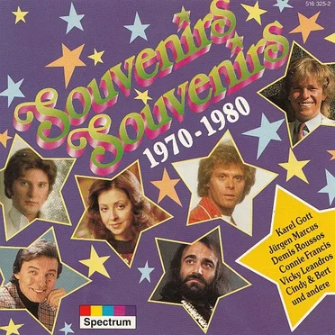 Souvenirs Souvenirs 1970-1980 by Various Artists - album cover