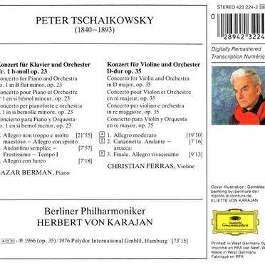 Piano Concerto no. 1 / Violin Concerto