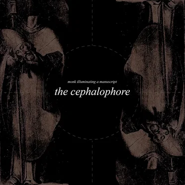 the cephalophore by monk illuminating a manuscript - album cover