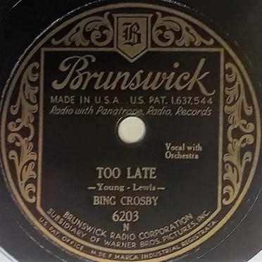 Too Late / Good Night Sweetheart